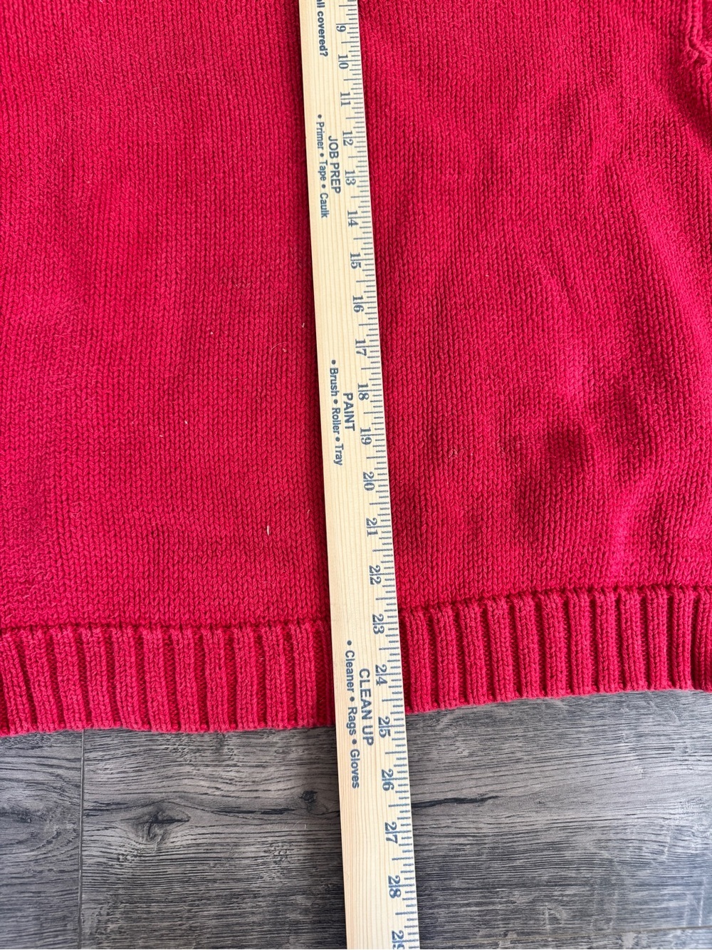 GAP Bright Red Crewneck Sweater - Picture 6 of 6